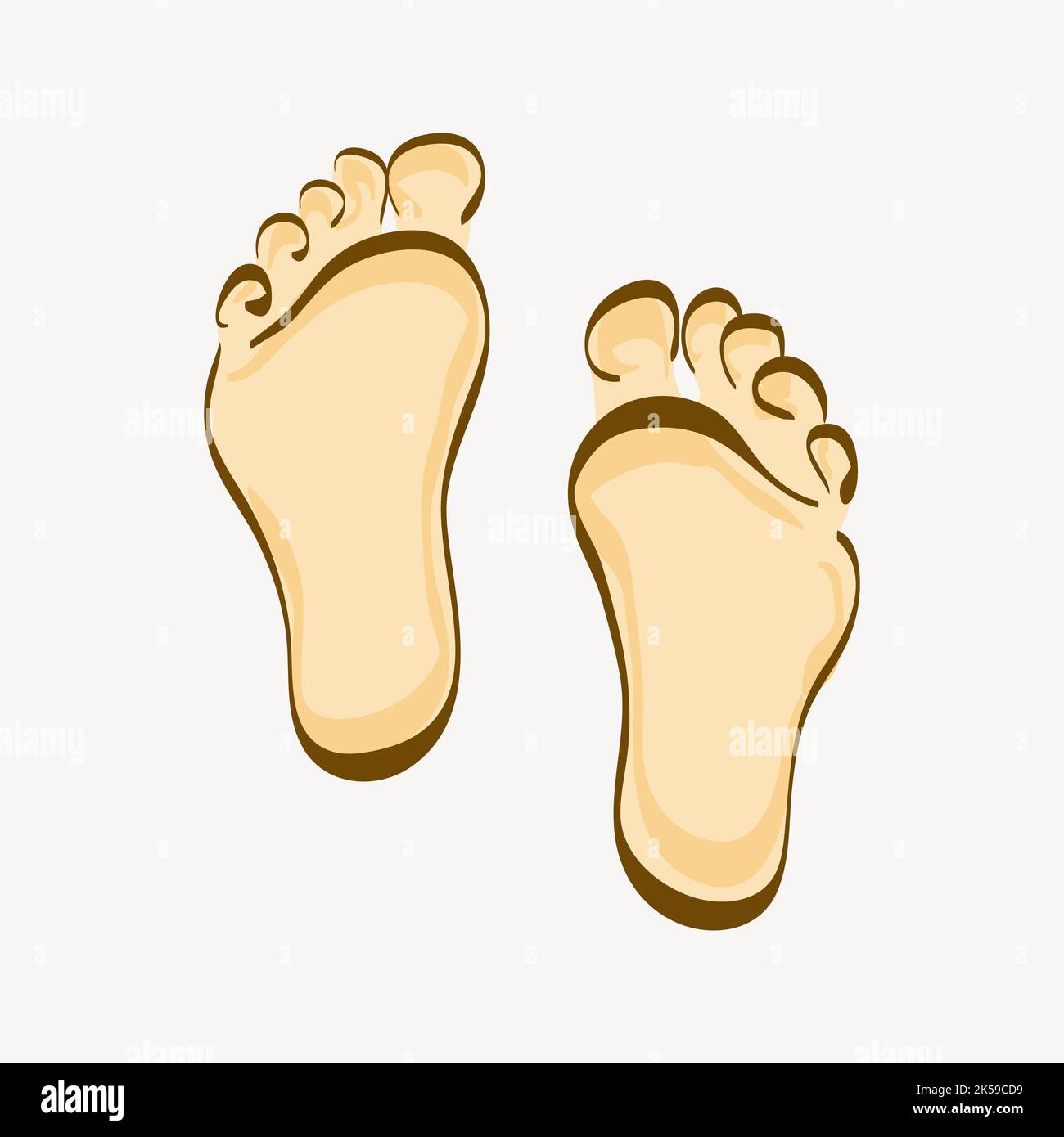 Human Feet Sticker Cartoon Illustration Vector Stock Vector Image lovely-laura-the-second-brave-new-eco-kitchen-interior-kitchen