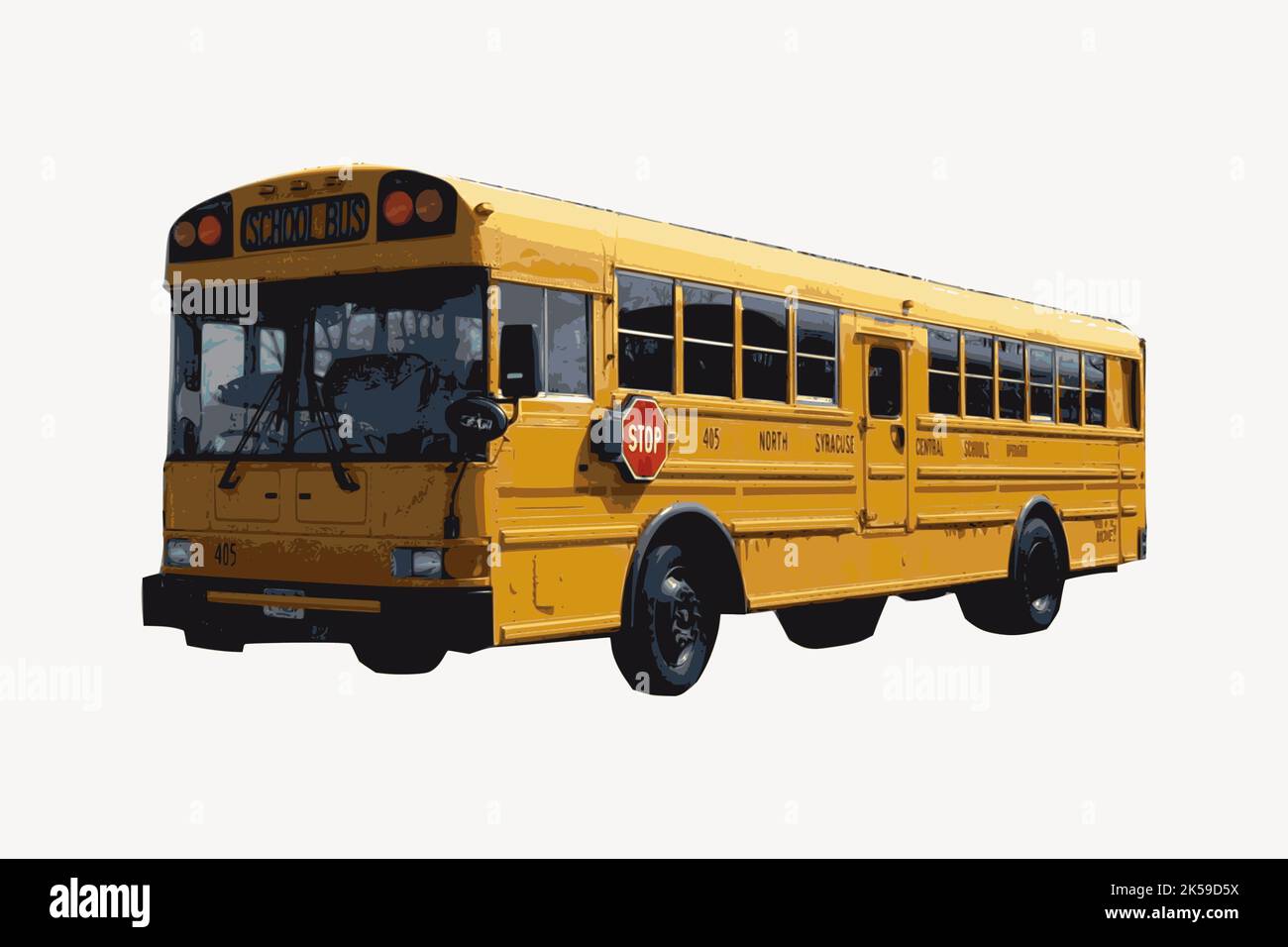 School bus sticker Stock Vector Images - Alamy