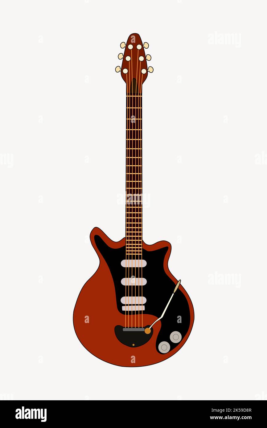 Electric Guitar Clipart
 Electric guitar clipart musical instrument illustration vector Stock