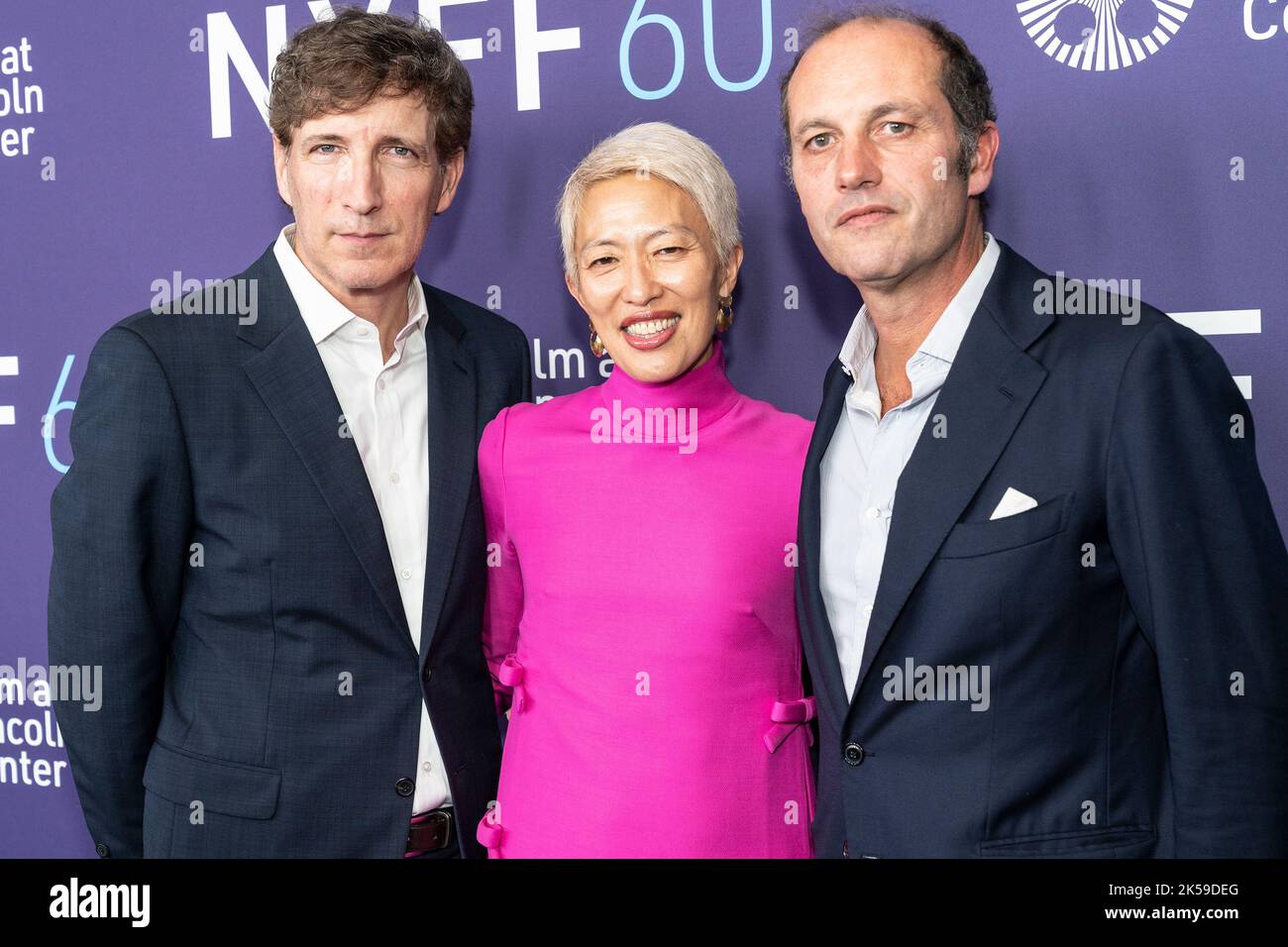 New York, USA. 06th Oct, 2022. Peter Spears, Teresa Park, Francesco Melzi d'Eril Bones And All premiere during 60th New York Film Festival at Alice Tully Hall in New York on October 6, 2022. (Photo by Lev Radin/Sipa USA) Credit: Sipa USA/Alamy Live News Stock Photo