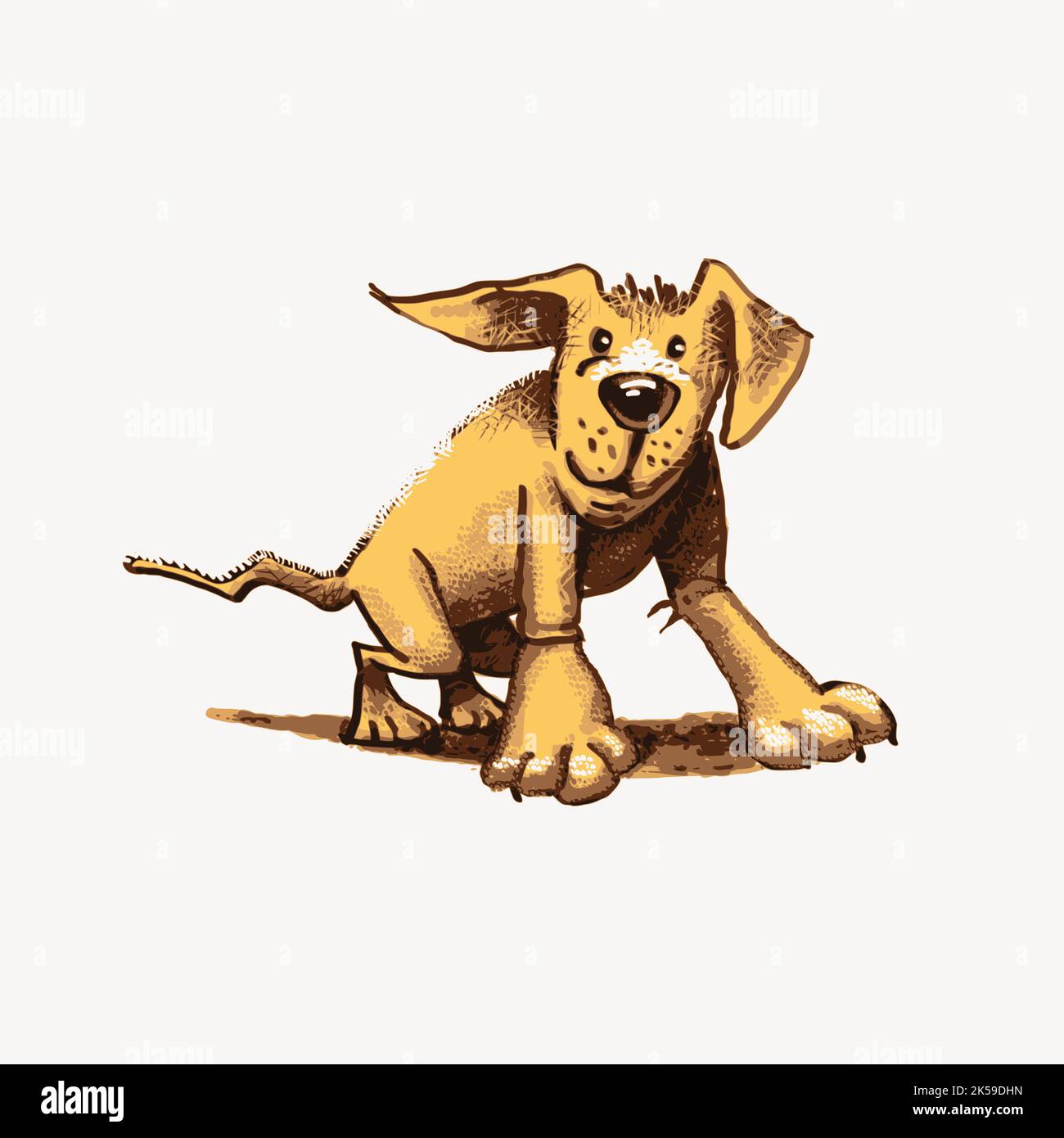 Dog sticker, animal illustration vector Stock Vector Image & Art - Alamy