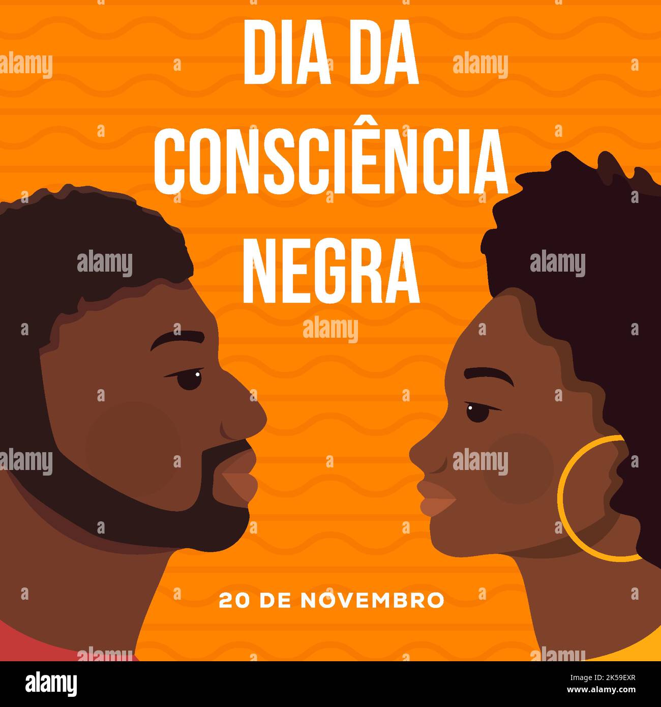 Premium Vector  Hand drawn dia da consciencia negra