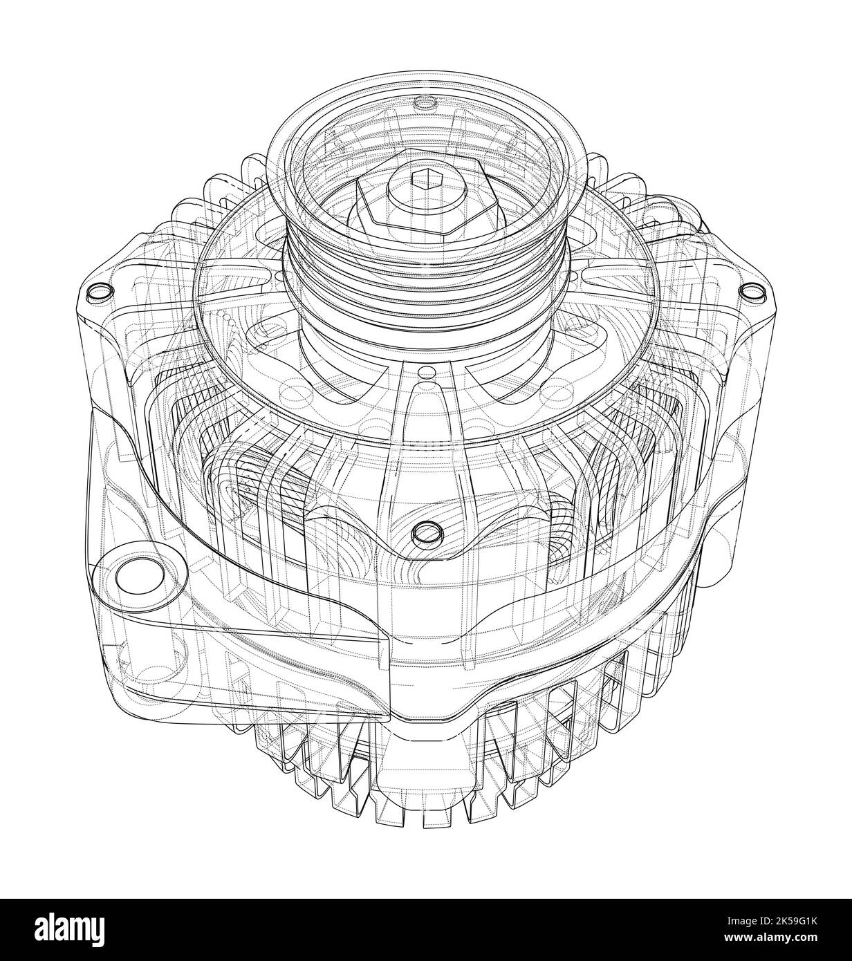 Car generator. Vector Stock Vector Image & Art Alamy