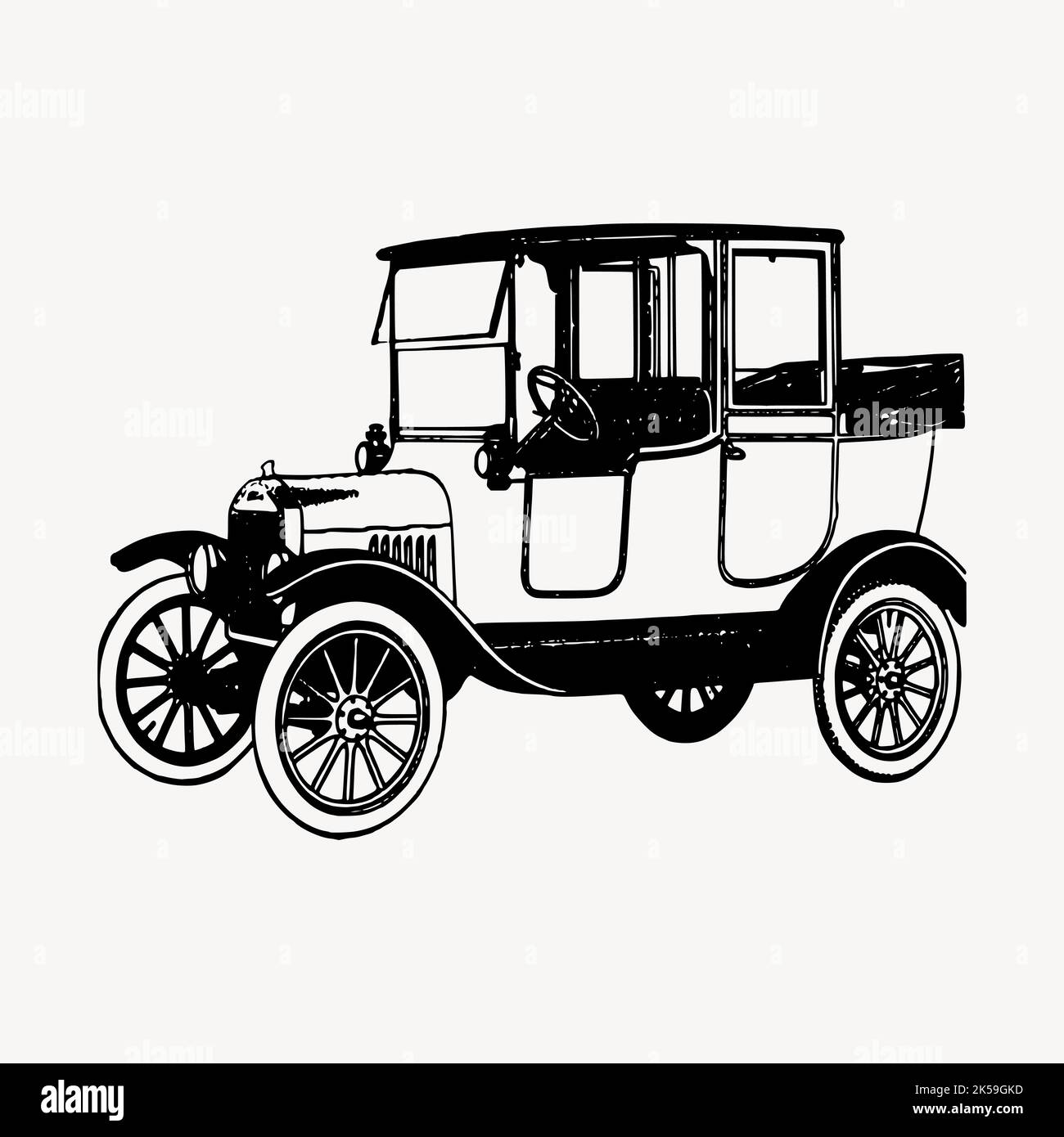 Classic car illustration clipart vector Stock Vector Image & Art Alamy