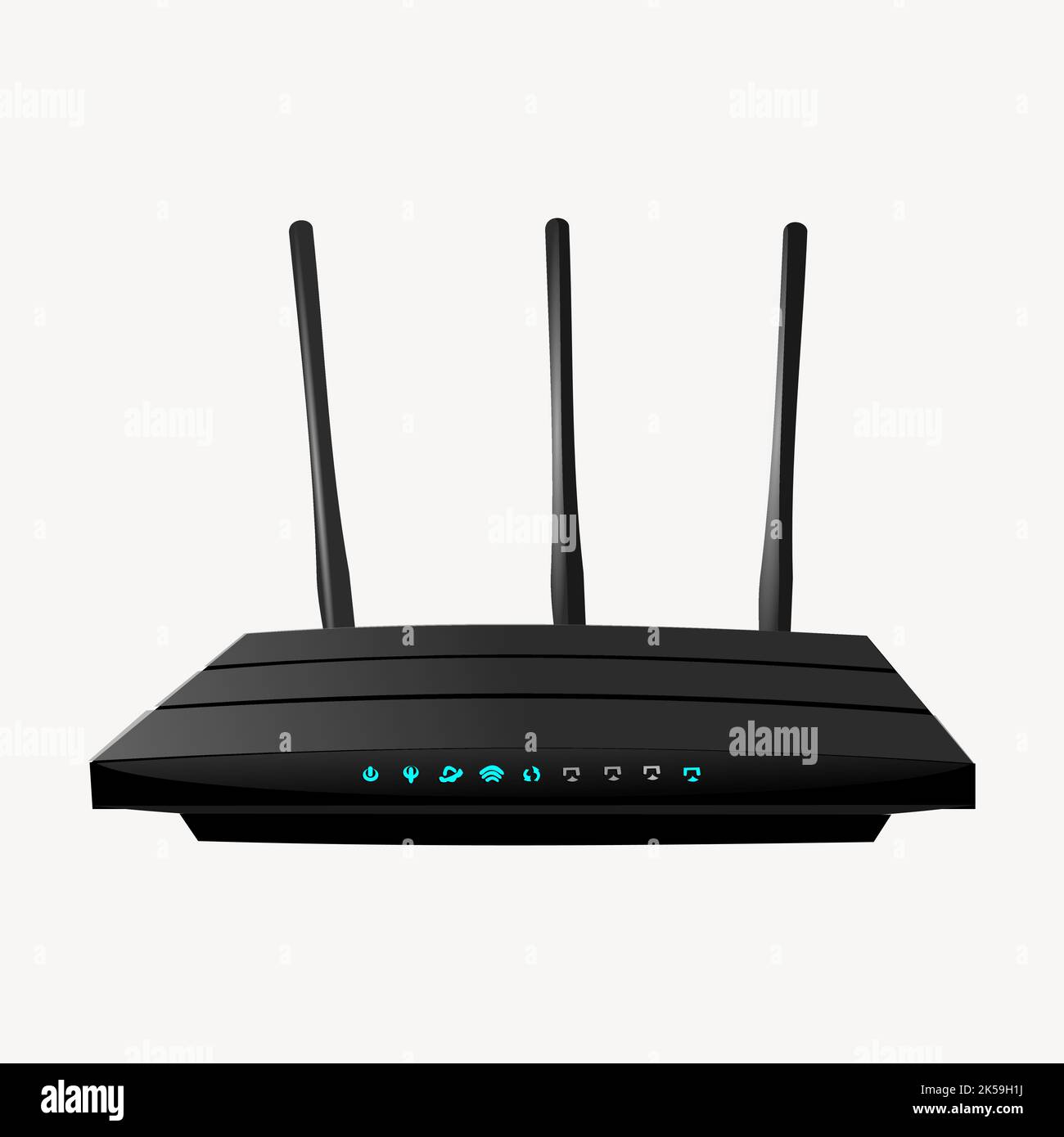 Router clipart, illustration vector. Stock Vector