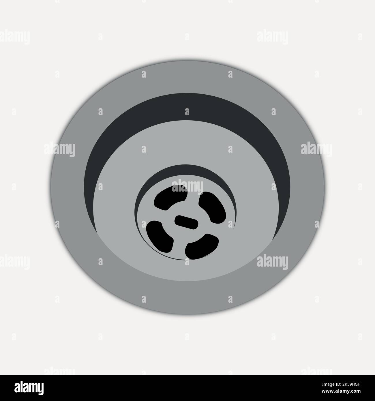 Drain clipart, illustration vector Stock Vector Image & Art - Alamy