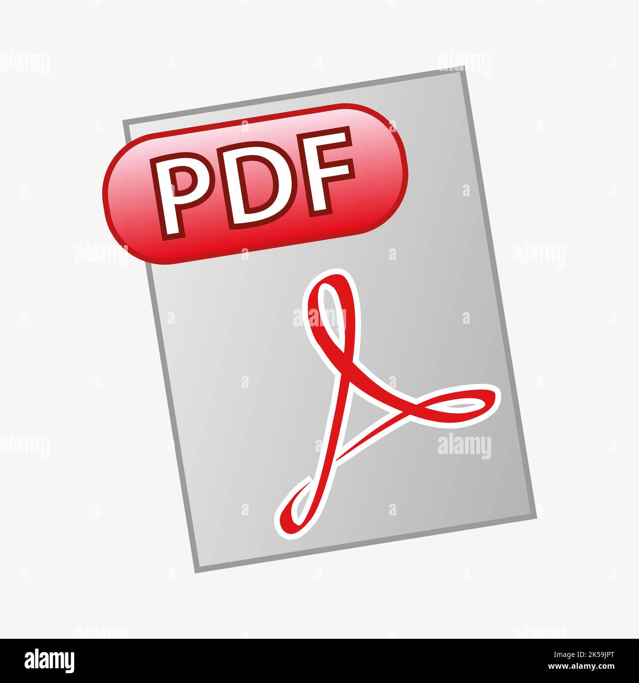 PDF file clipart, digital document illustration vector Stock Vector ...