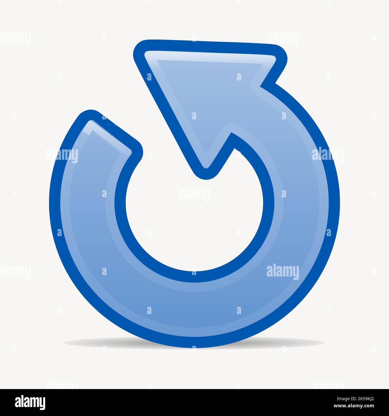 Refresh icon clipart illustration vector Stock Vector Image & Art - Alamy