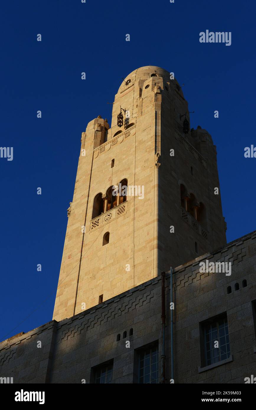 The Iconic YMCA building in Jerusalem, Israel Stock Photo - Alamy