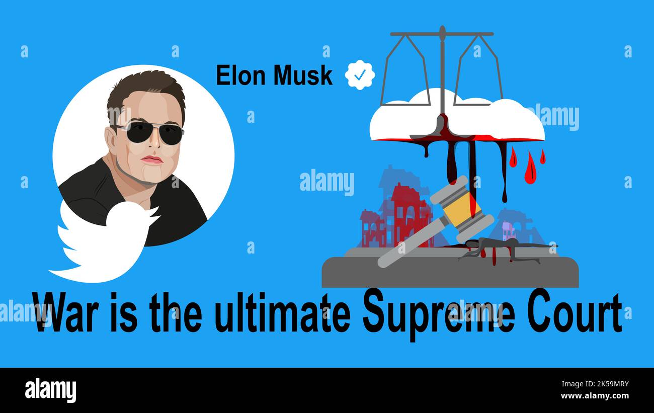 October 6 2022 Elon Musk posted a new tweet about the war War is the October 6 2022 Elon Musk posted a new tweet about the war War is the