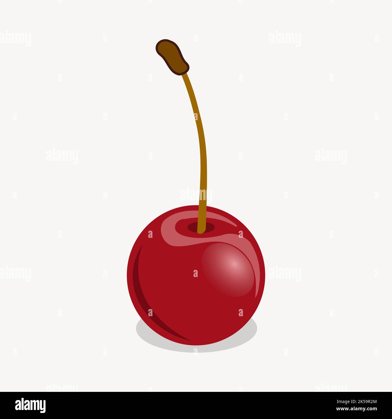 Cherry clipart, fruit illustration vector Stock Vector Image & Art Alamy
