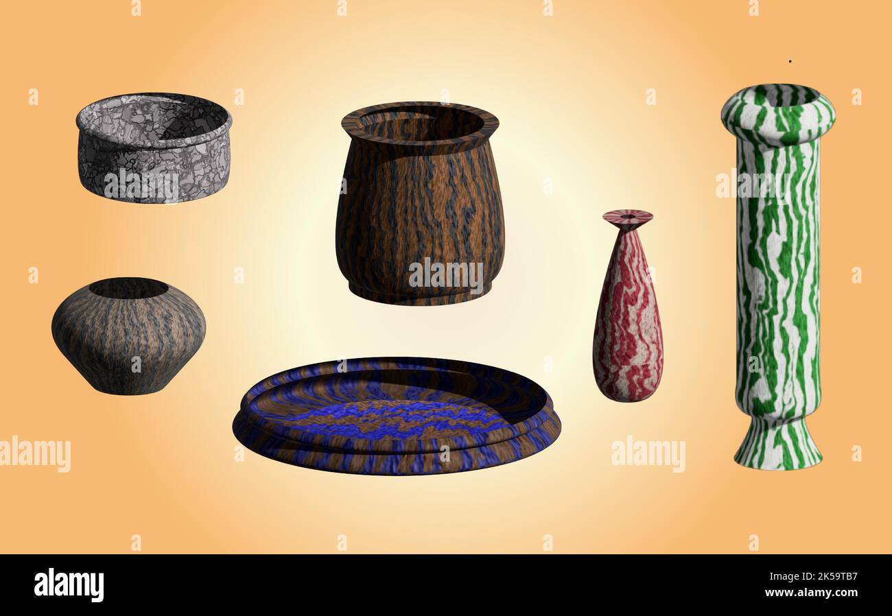 differerent types of pots Stock Vector Image & Art Alamy