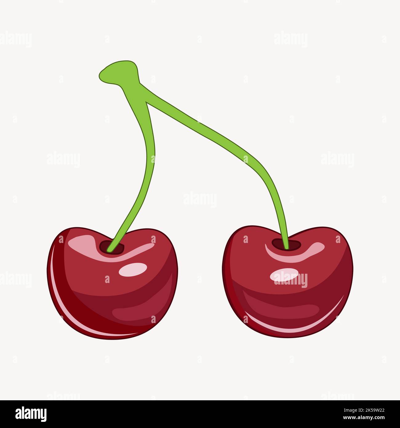 Cherry clipart hi-res stock photography and images - Alamy