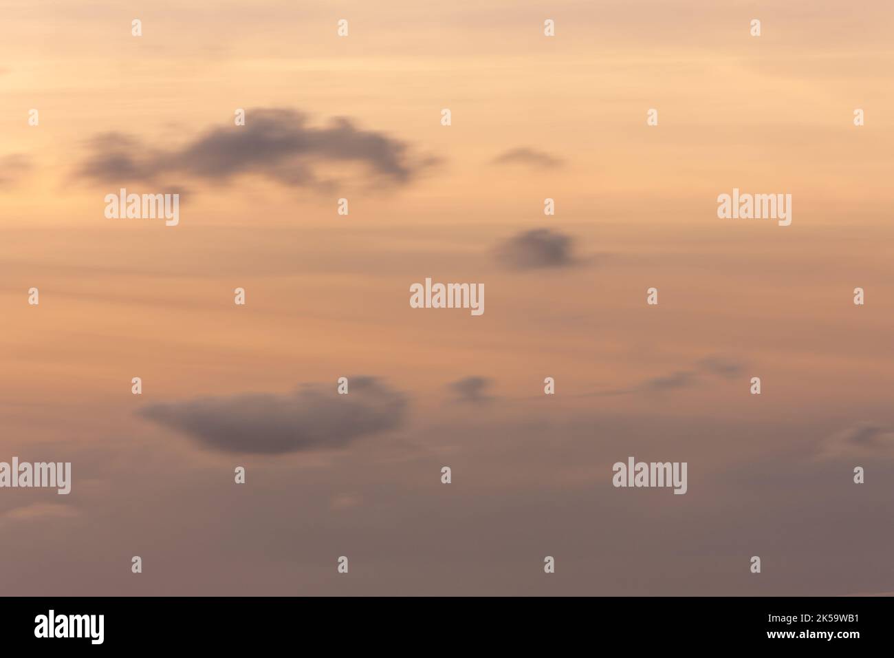 Abstract clouds background at dusk. Stock Photo