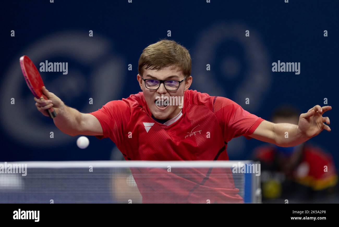 CHENGDU, CHINA - OCTOBER 7, 2022 - Alex Lebrun of France competes ...