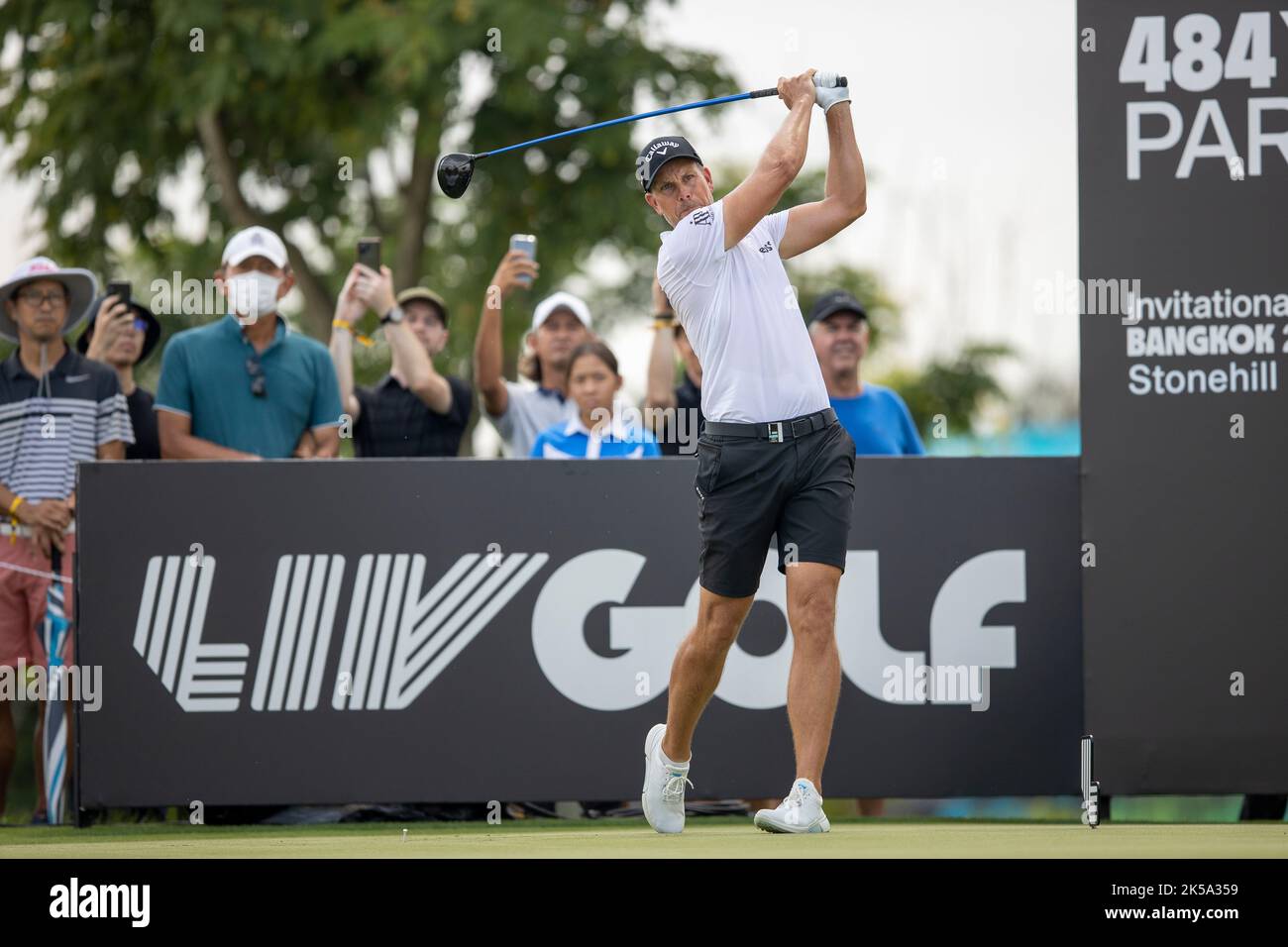 BANGKOK, THAILAND - OCTOBER 7: Henrik Stenson Of Sweden On Hole 8 ...