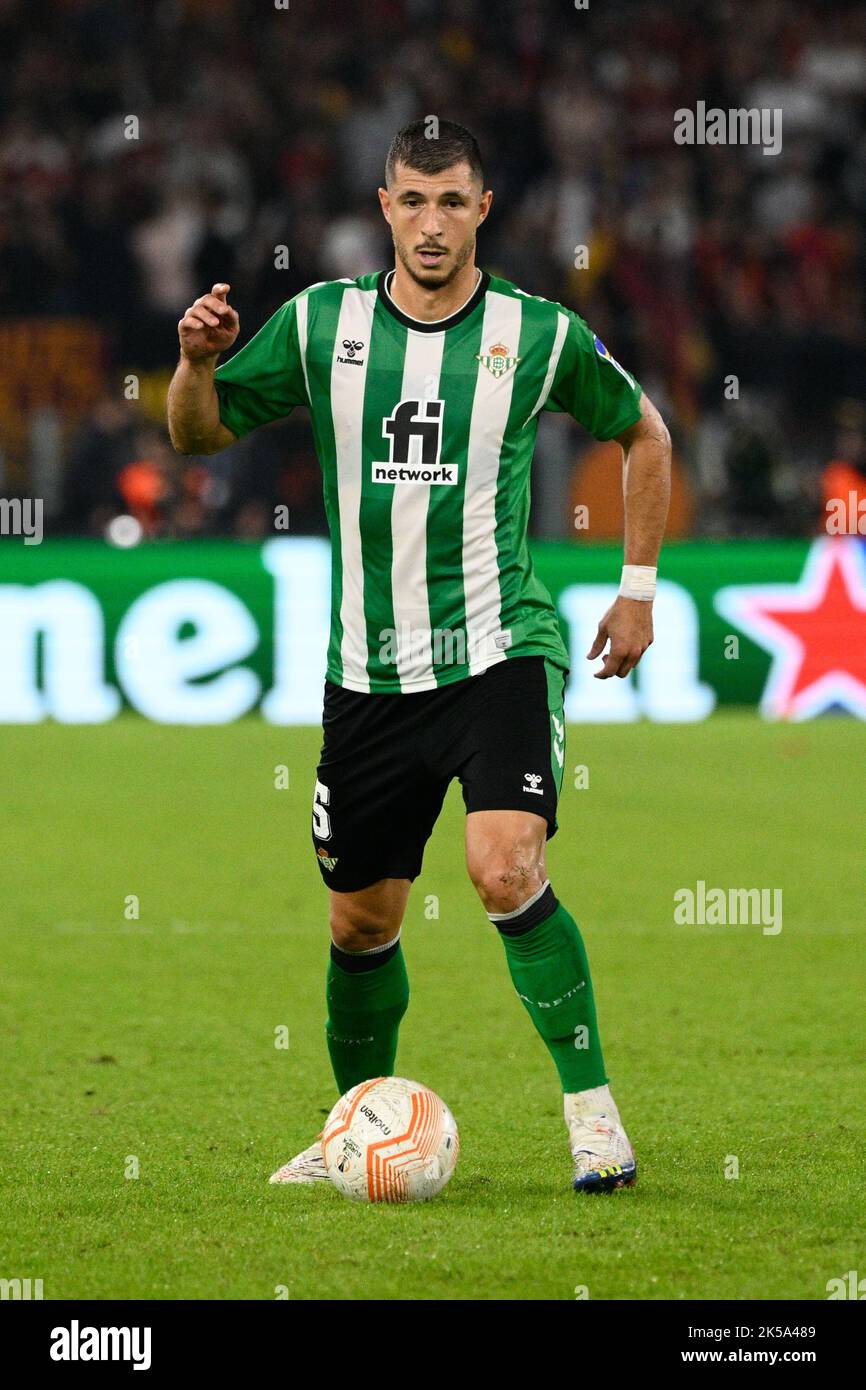 Rome, Italy. 06th Oct, 2022. Guido Rodriguez (Real Betis) during the