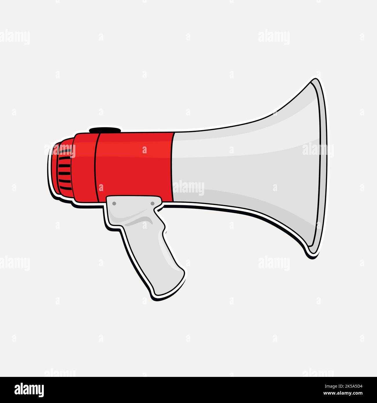 Megaphone clipart, object illustration vector Stock Vector Image & Art ...