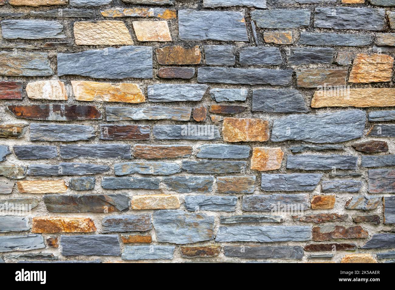 Old stonewall for background or texture Stock Photo