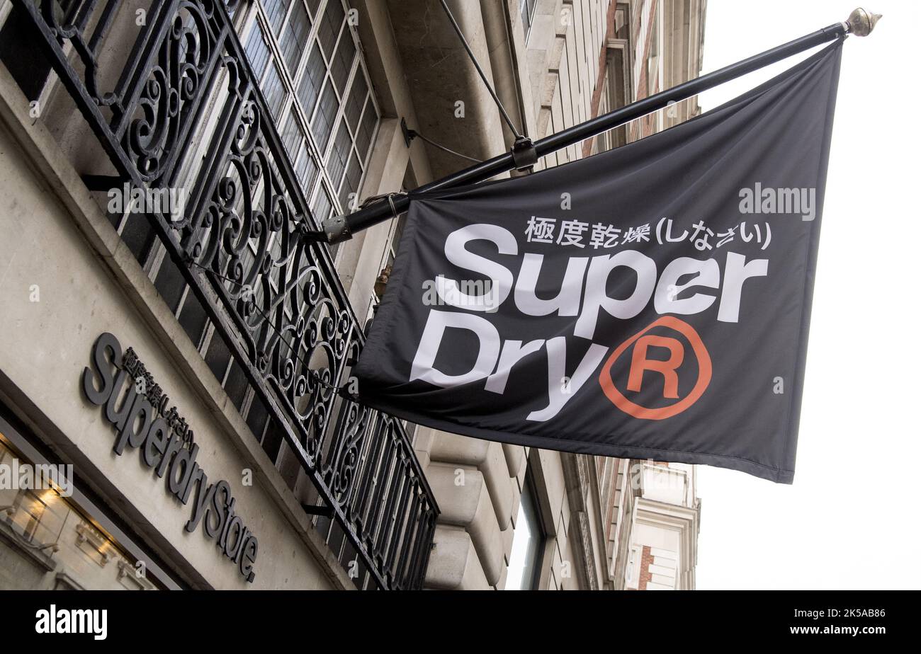 Bordeaux , Aquitaine / France - 02 15 2020 : Superdry popup store