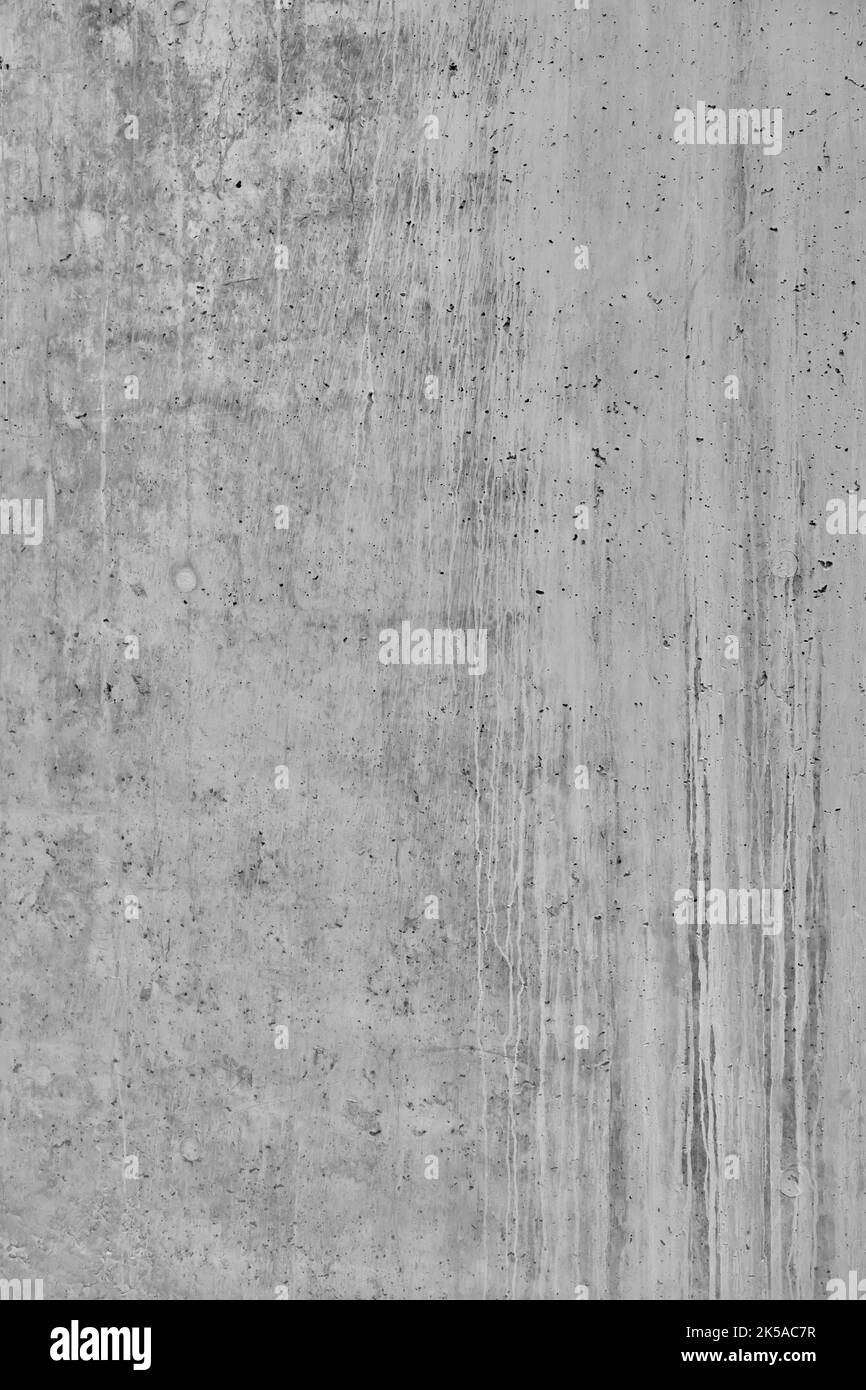 Cement Wall Abstract Texture. Rough Gray Concrete Background Stock