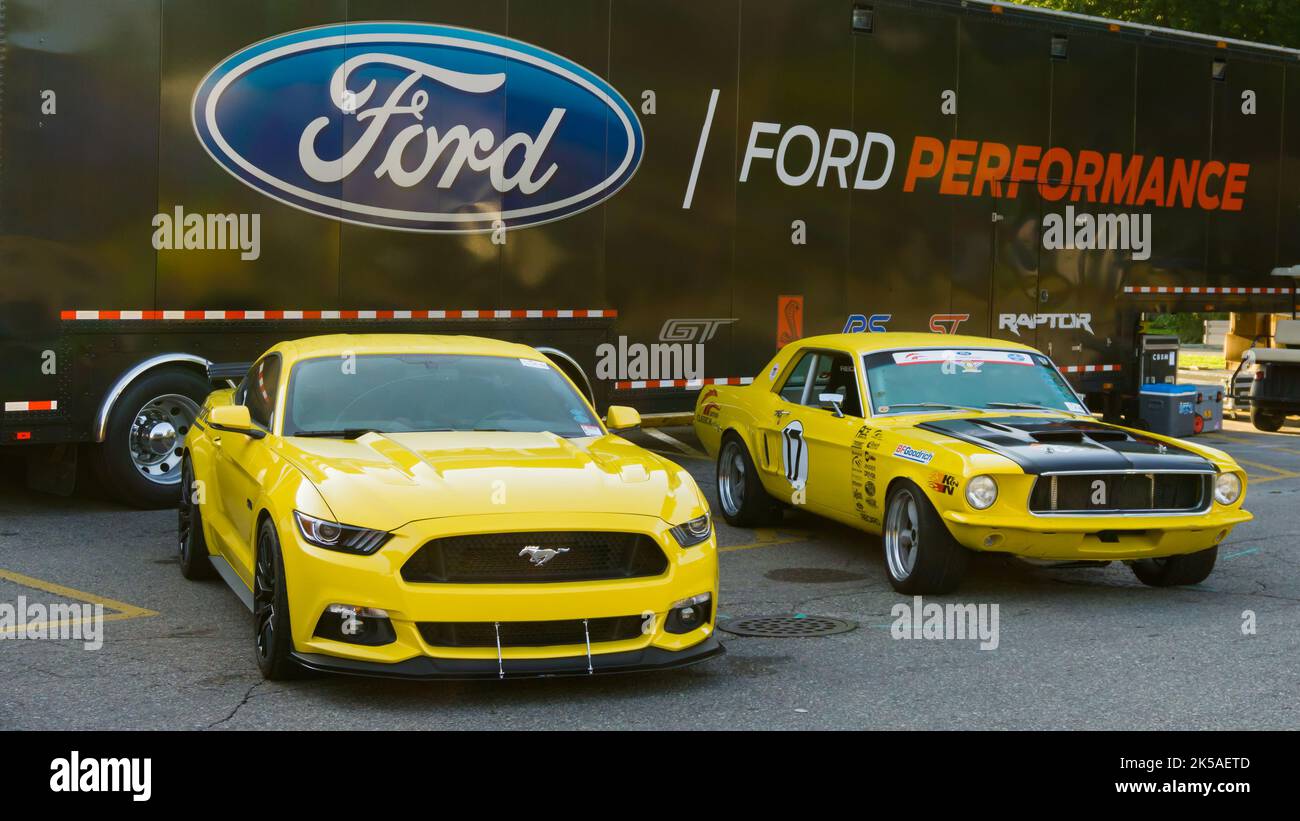 FERNDALE, MI/USA AUGUST 20, 2016 A 6th generation Ford Mustang GT