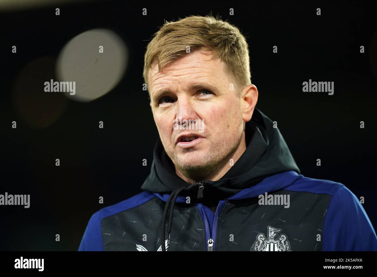 File photo dated 22-01-2022 of Eddie Howe, who has insisted he put his faith in the Premier League's owners' and directors' test as he considered the club's offer of employment. Issue date: Friday October 7, 2022. Stock Photo