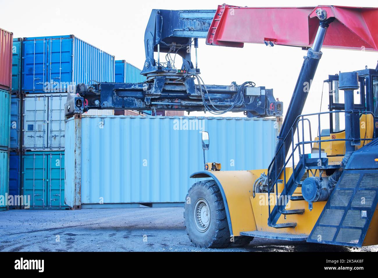Container Delivering System Container delivery system hi-res stock photography and images - Alamy