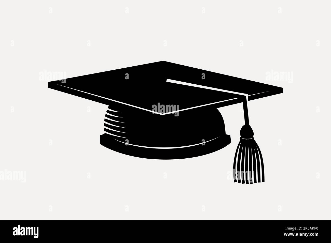 Silhouette Graduation Cap Clipart Education Illustration Vector Stock Vector Image And Art Alamy