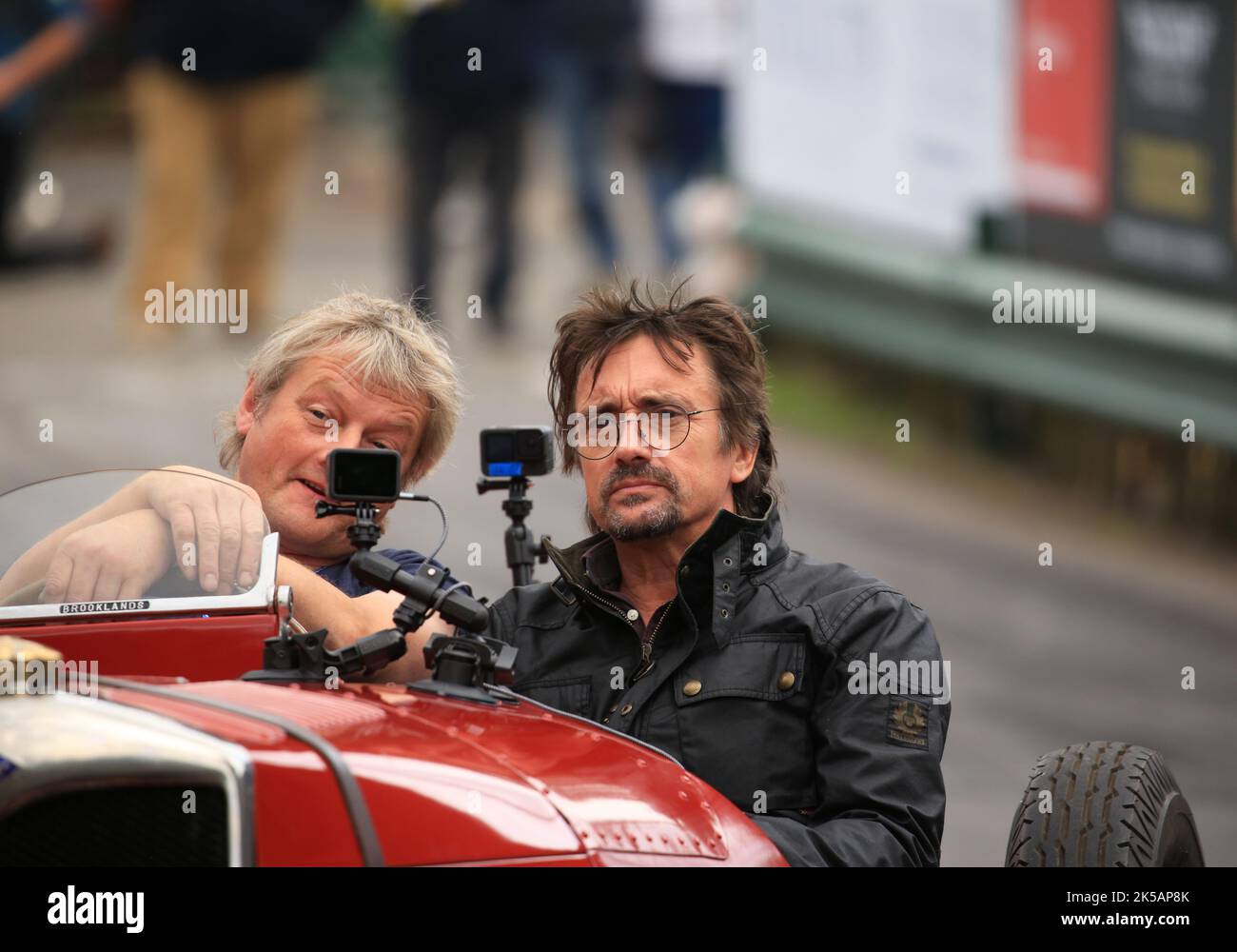 Richard Hammond In A Vintage Riley At Shelsley Walsh Speed Hillclimb