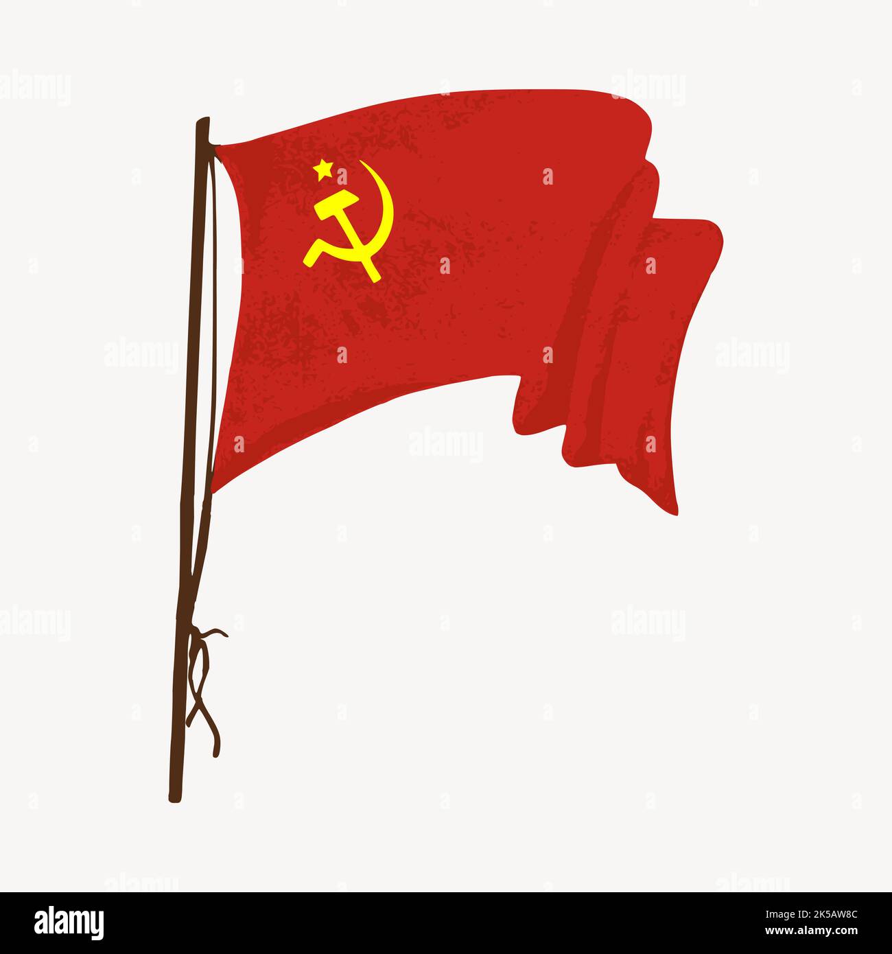 Soviet flag collage element vector Stock Vector Image & Art Alamy