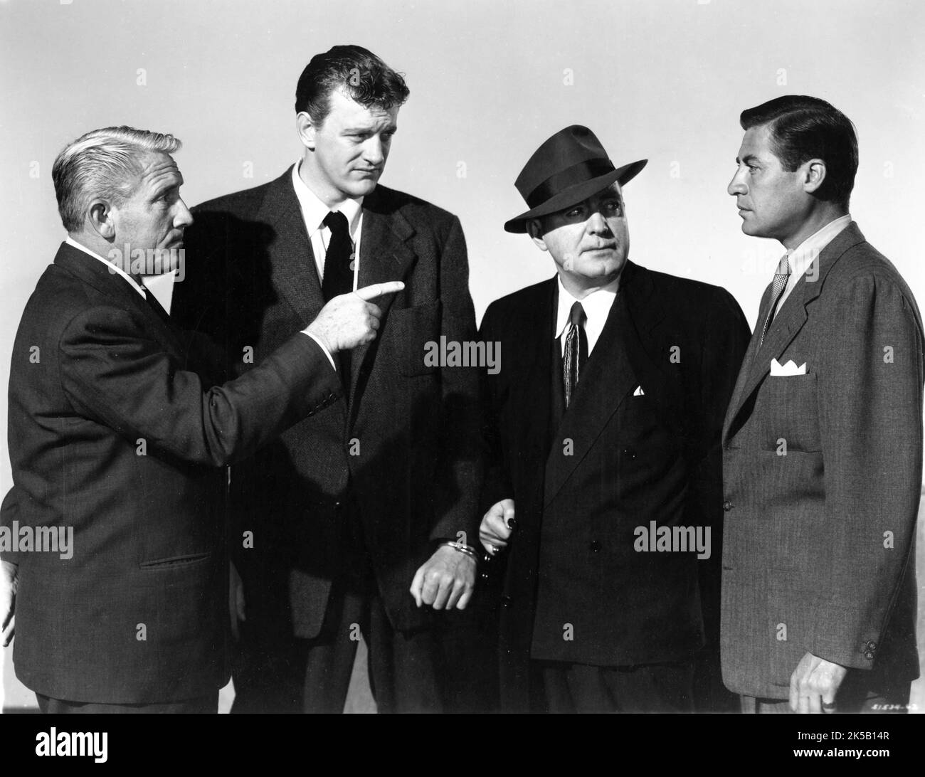 SPENCER TRACY JAMES ARNESS PAT O'BRIEN and JOHN HODIAK publicity