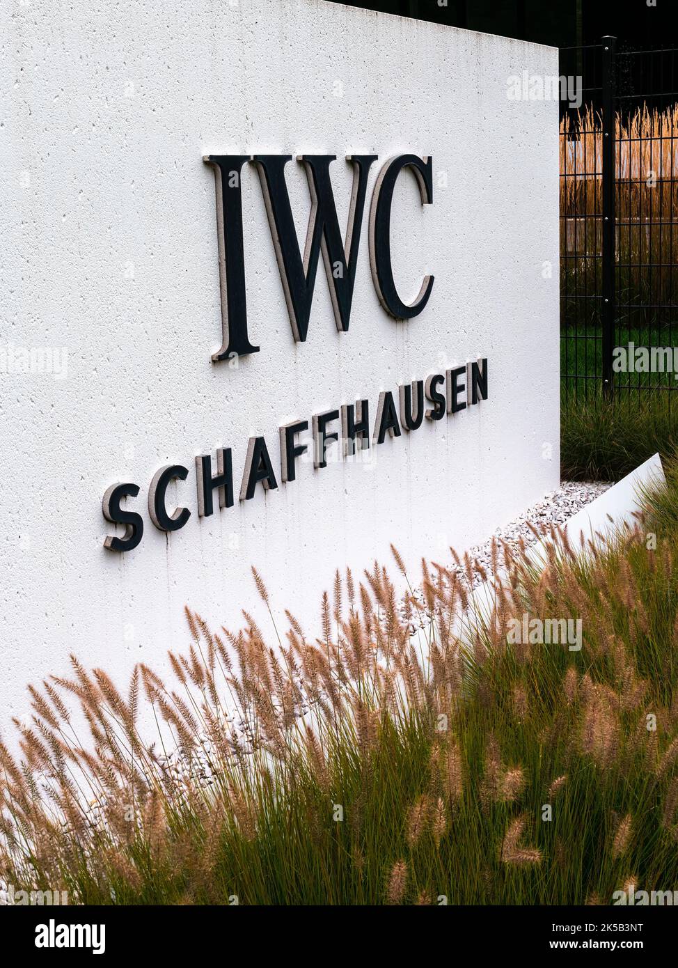 International watch company iwc logo hi res stock photography and