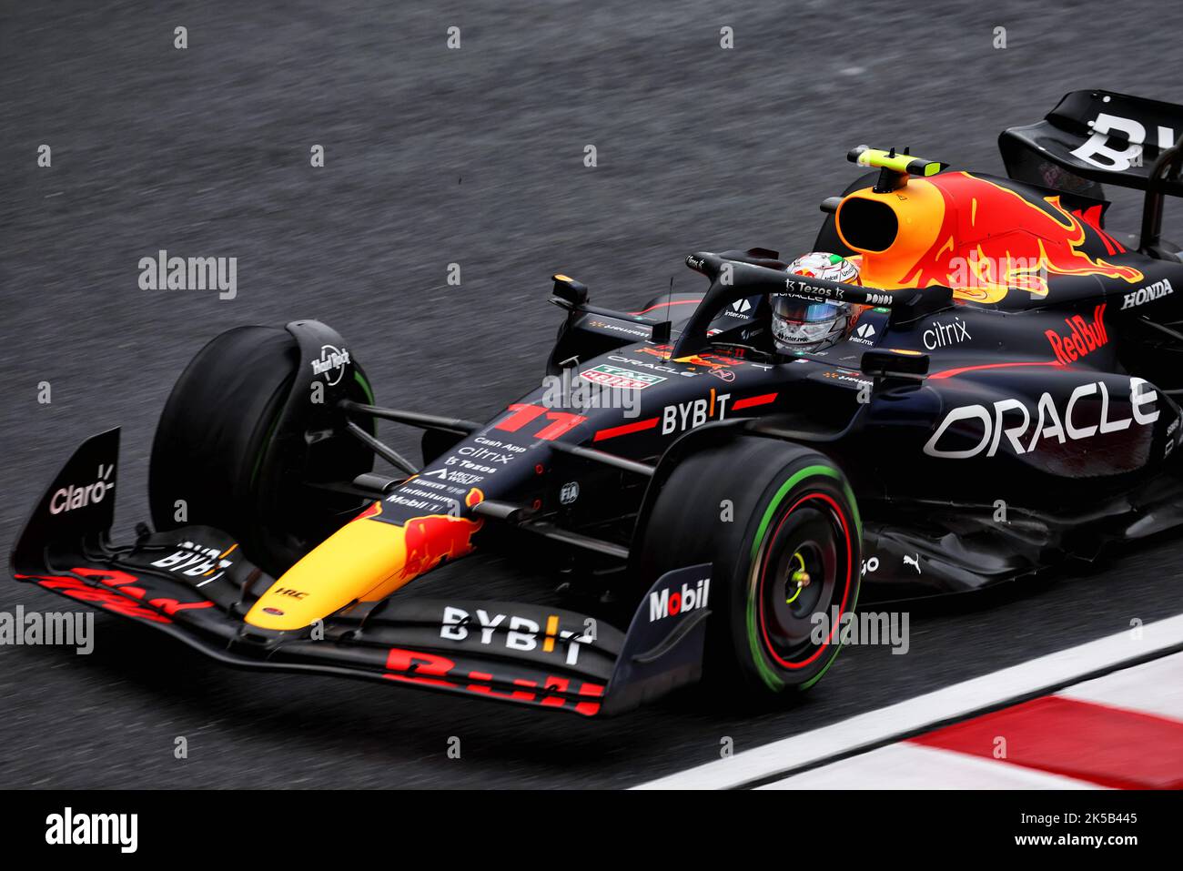 Suzuka, Japan. 7th October 2022. Sergio Perez (MEX) Red Bull Racing RB18. Japanese Grand Prix
