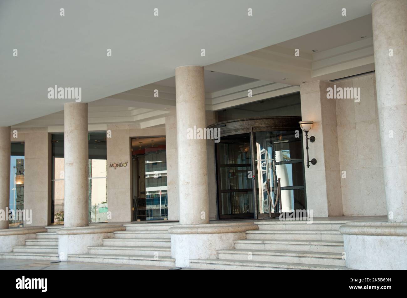 Entrance, Hotel Phoenicia, Beirut, Lebanon, Middle East. Hotel's name