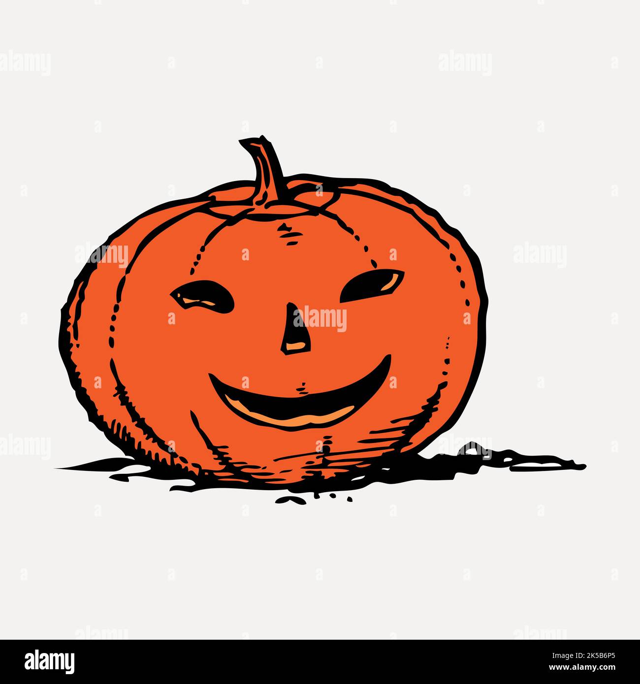 Halloween pumpkin clipart, illustration vector Stock Vector Image & Art ...