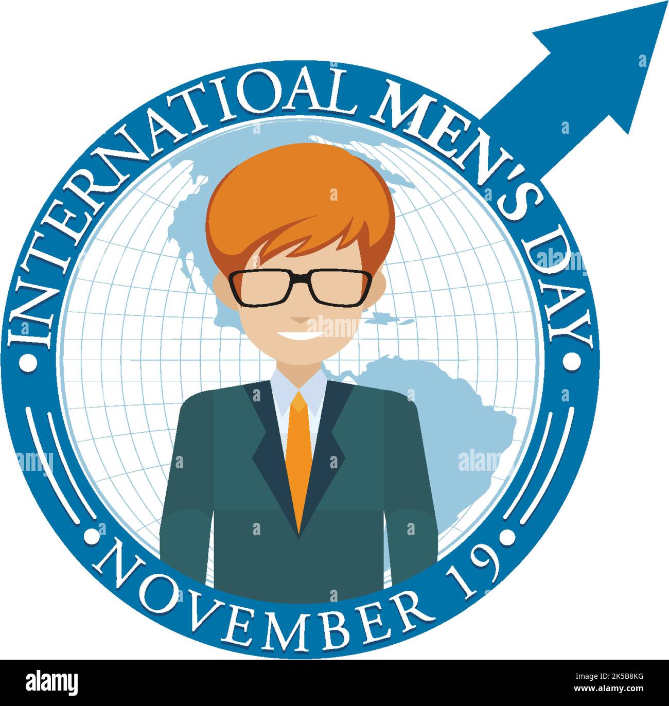 International Mens Day Poster Design illustration Stock Vector Image & Art Alamy