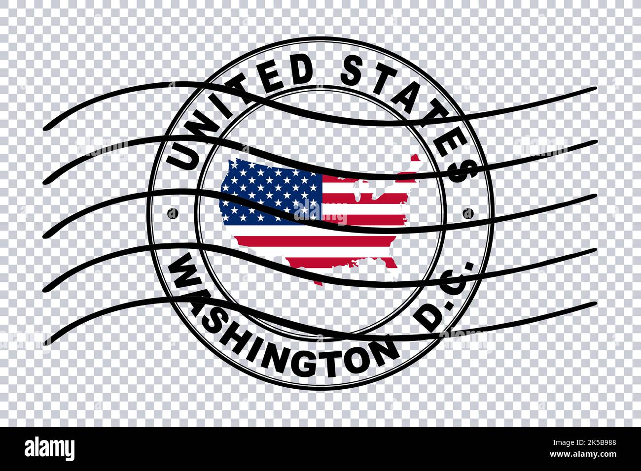 United states airport map hi res - Map Of United States Postal Passport Stamp Travel Stamp Clipping Path 2K5B988