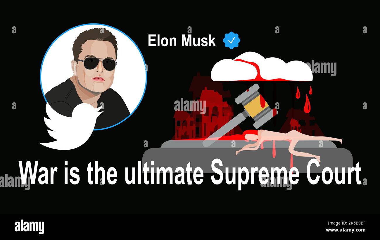 October 6 2022 Elon Musk posted a new tweet about the war War is the October 6 2022 Elon Musk posted a new tweet about the war War is the