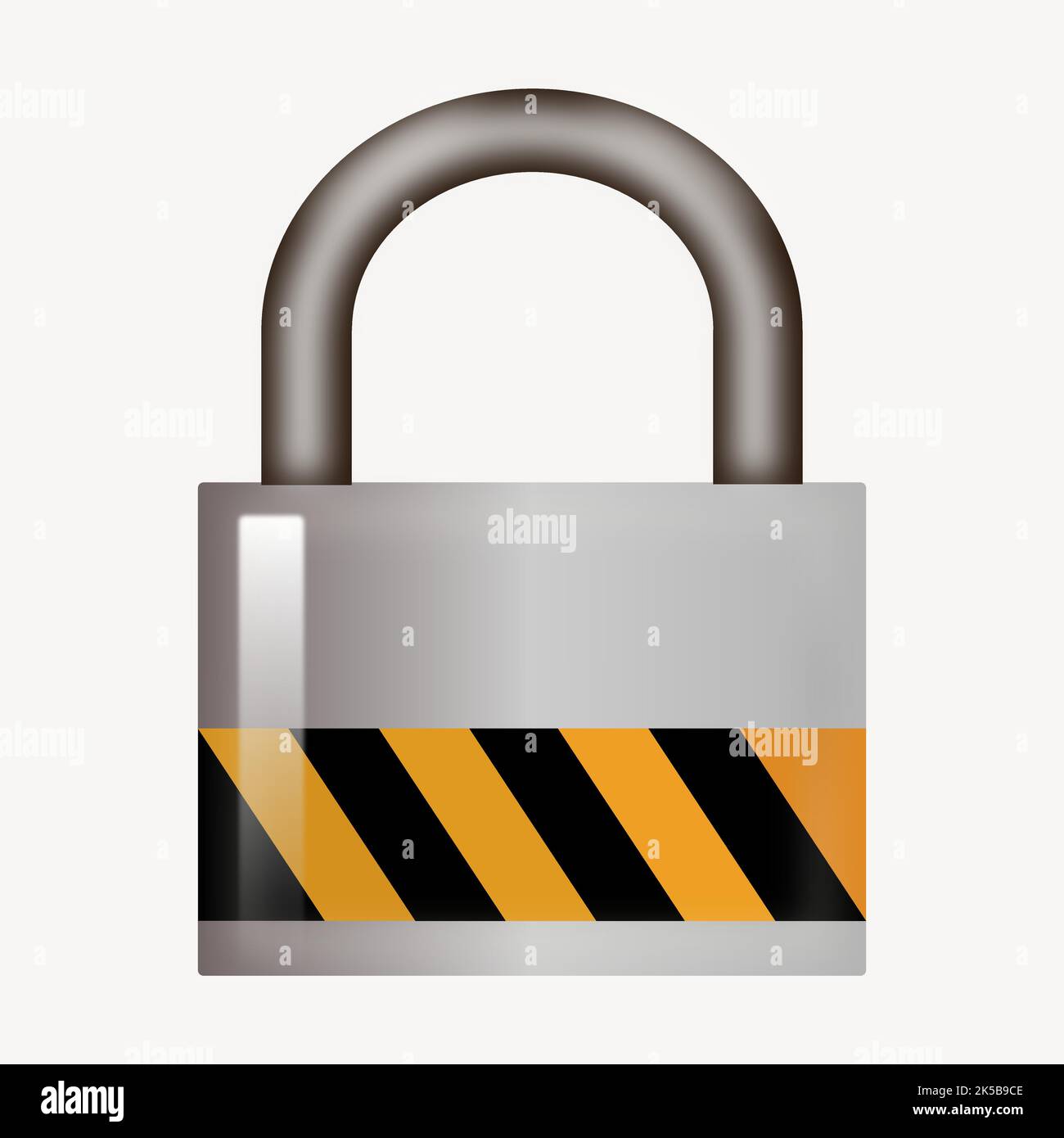 Padlock clipart, illustration vector Stock Vector Image & Art - Alamy
