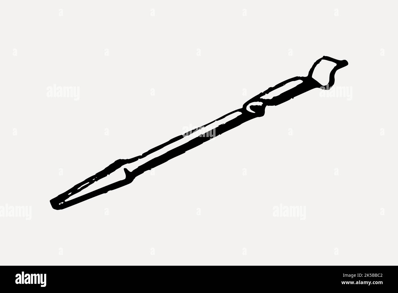 Drill bit clipart, vintage illustration vector Stock Vector Image & Art