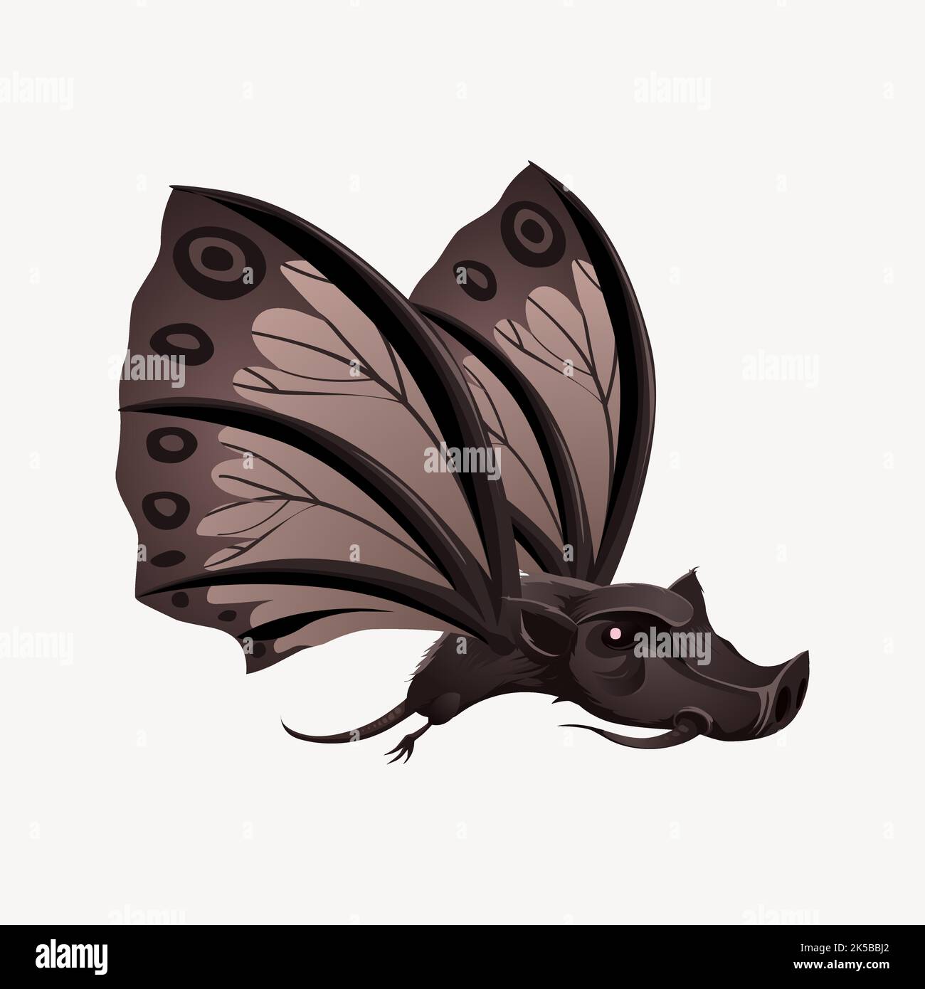 Batterfly character clipart Stock Vector Images - Alamy