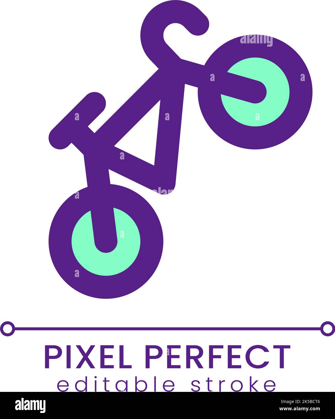 Bicycle pixel perfect RGB color ui icon Stock Vector Image & Art - Alamy