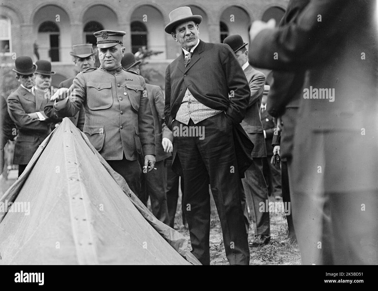 Jacob M. Dickinson, Secretary of War - Inspecting Army Equipment, 1911