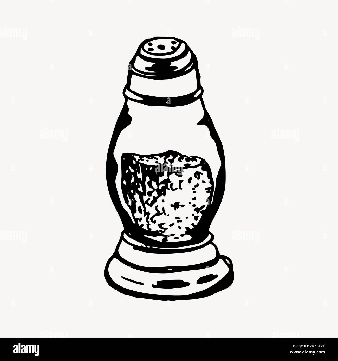 Salt shaker drawing, illustration vector Stock Vector Image & Art Alamy