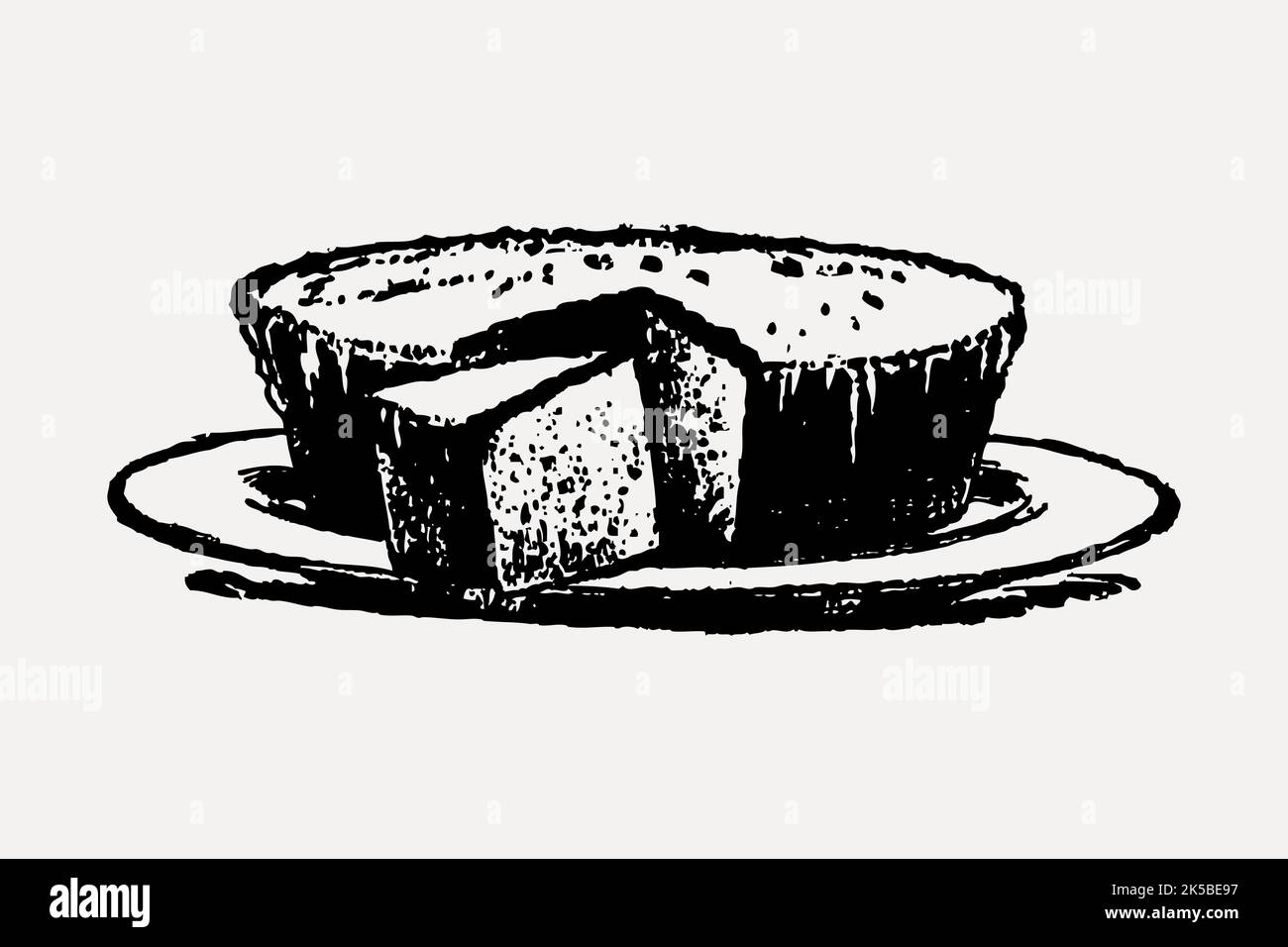 Homemade pie drawing, vintage illustration vector Stock Vector Image & Art Alamy