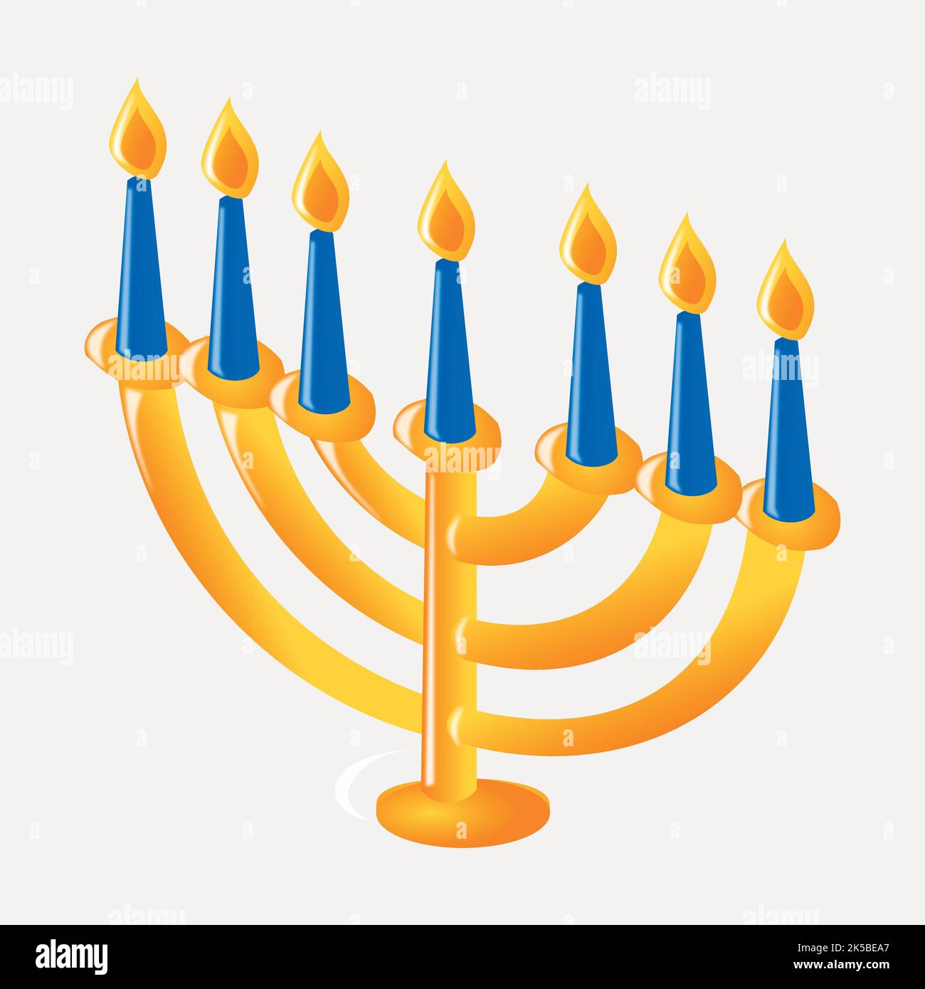 Temple menorah clipart, illustration vector Stock Vector Image & Art