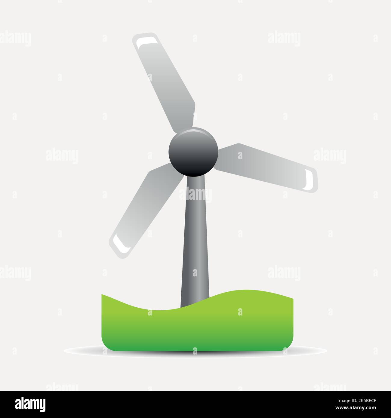 Wind turbine clipart, illustration vector Stock Vector Image & Art - Alamy