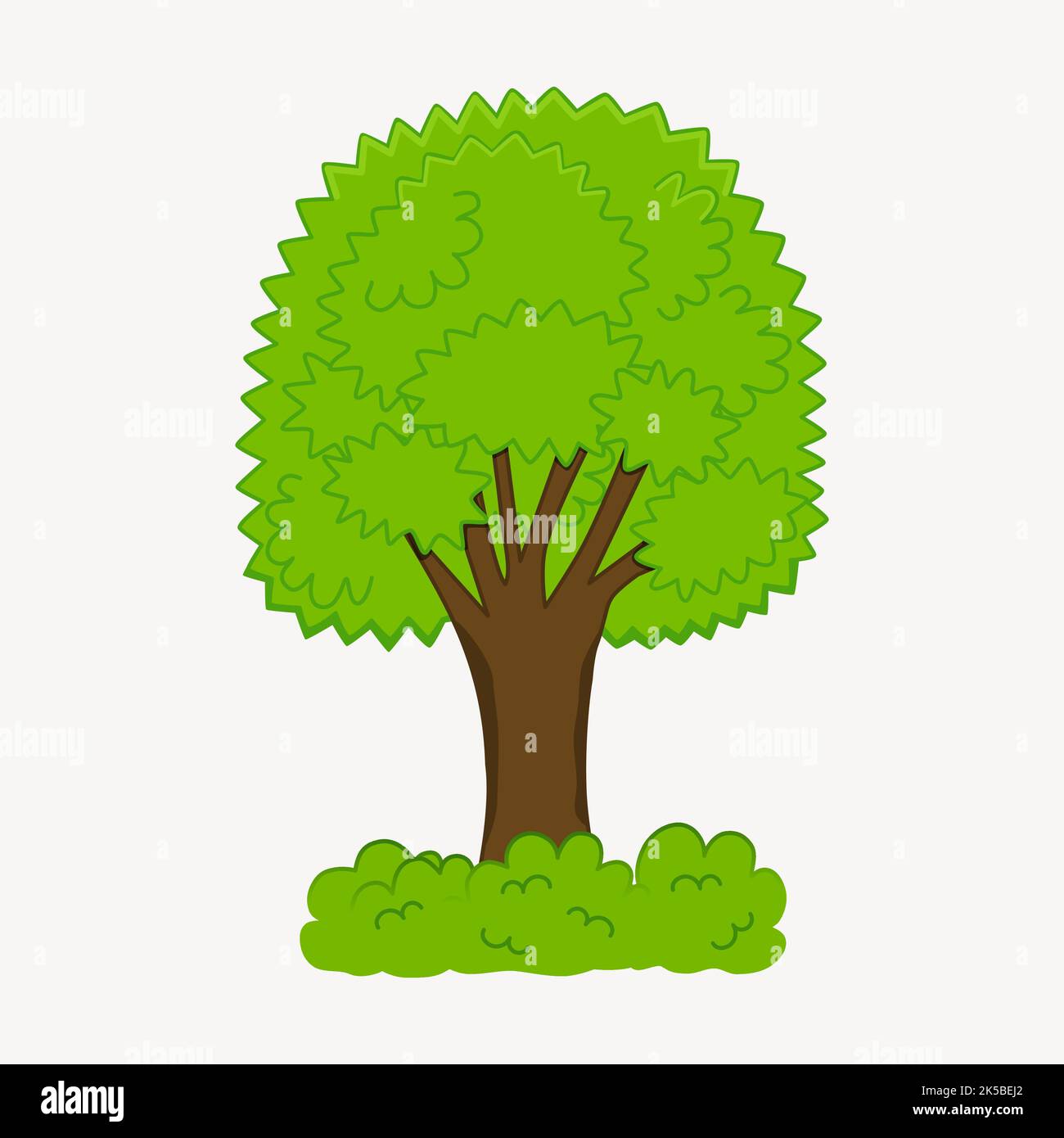 Lone tree clipart, illustration vector Stock Vector Image & Art Alamy