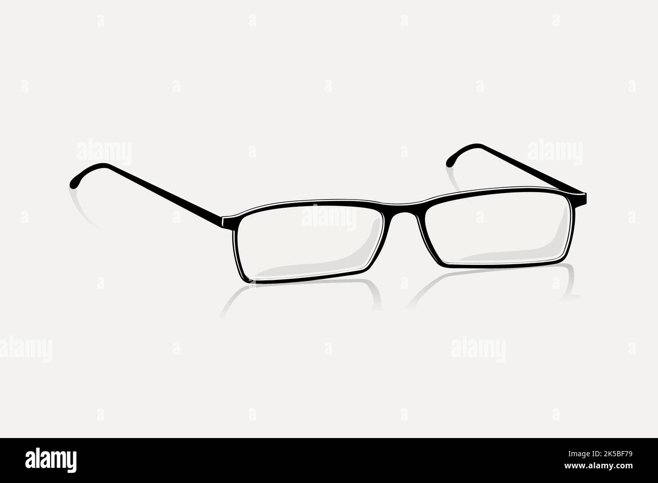Eyeglasses clipart, object illustration vector Stock Vector Image & Art ...
